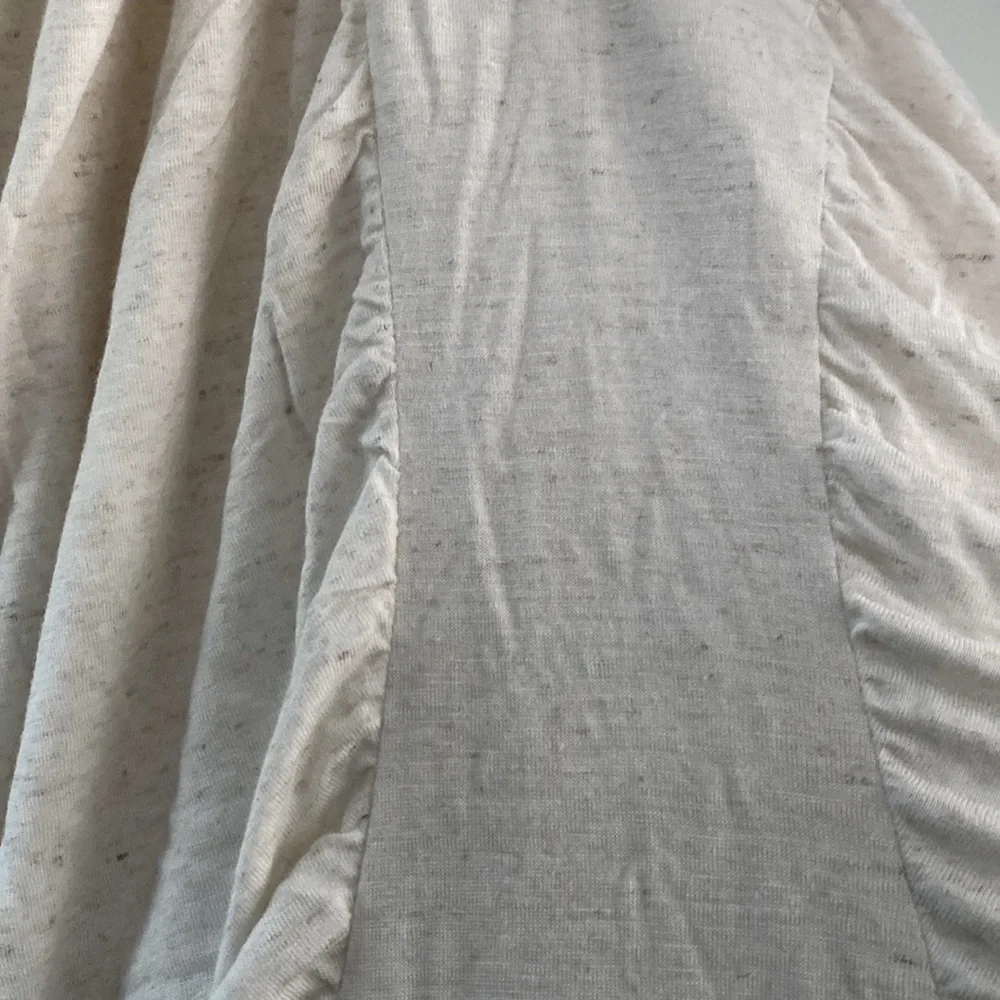 NWOT the PODOLLS Beige Space Dyed Front Seamed Draped Blouse🤍🤍🤍 - Picture 7 of 10